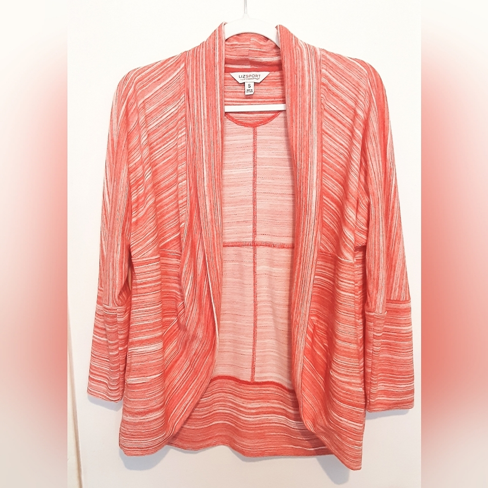 Liz Sport by Liz Claiborne coral Cardigan